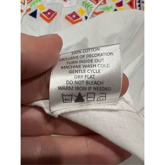 Mudpie NWT tunic blouse top embroidered relax fit size M - Picture 12 of 12